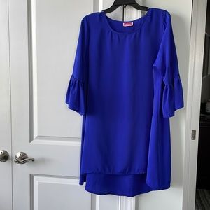 LaRoque Silk Blend High Low Dress
